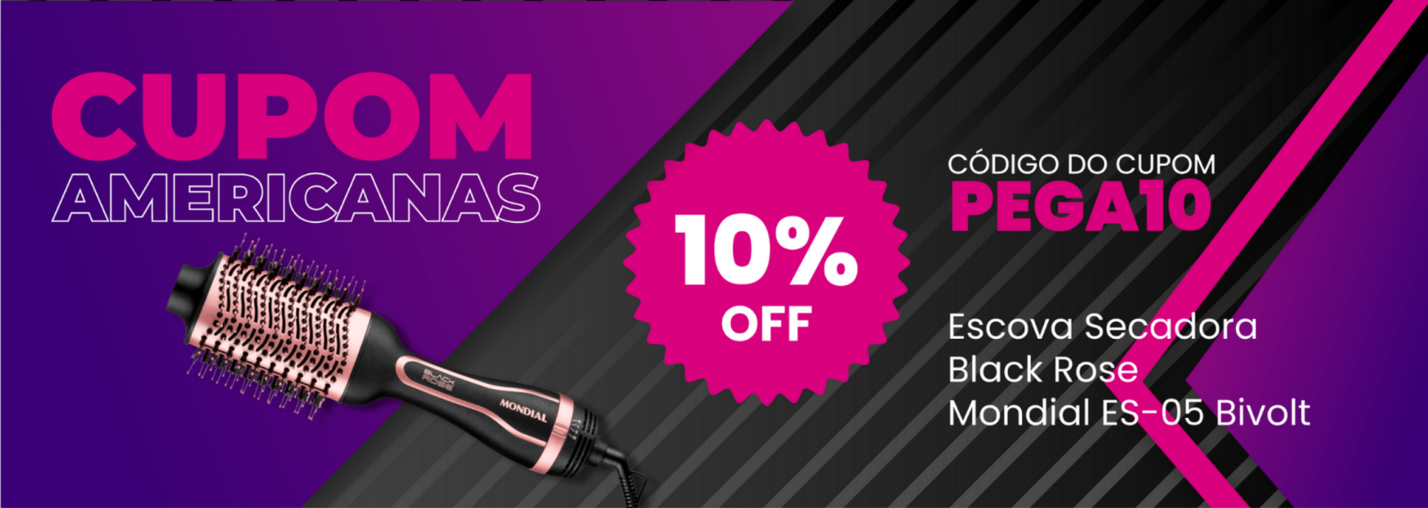 Oferta de escova Black Friday